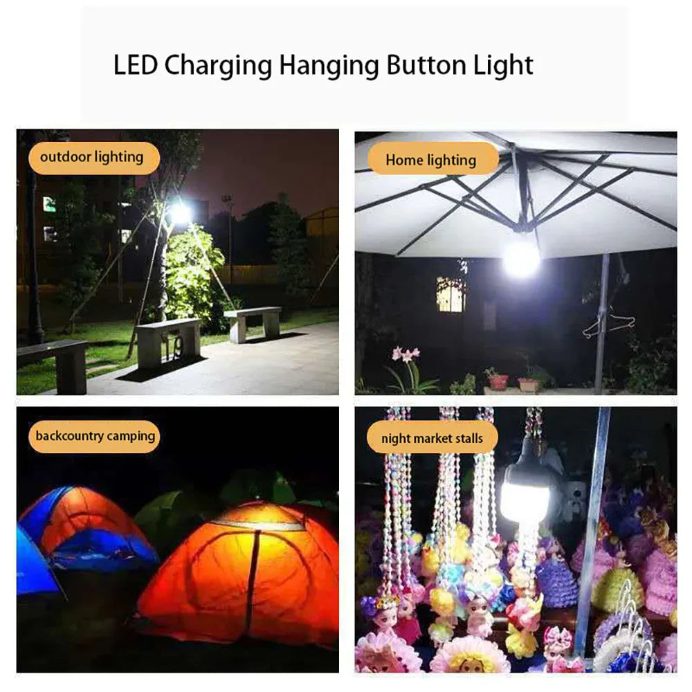 Portable Camping Lights Rechargeable lamp Led Light Lantern Emergency Bulb High Power Tents Lighting Flashlight Equipment Bulb