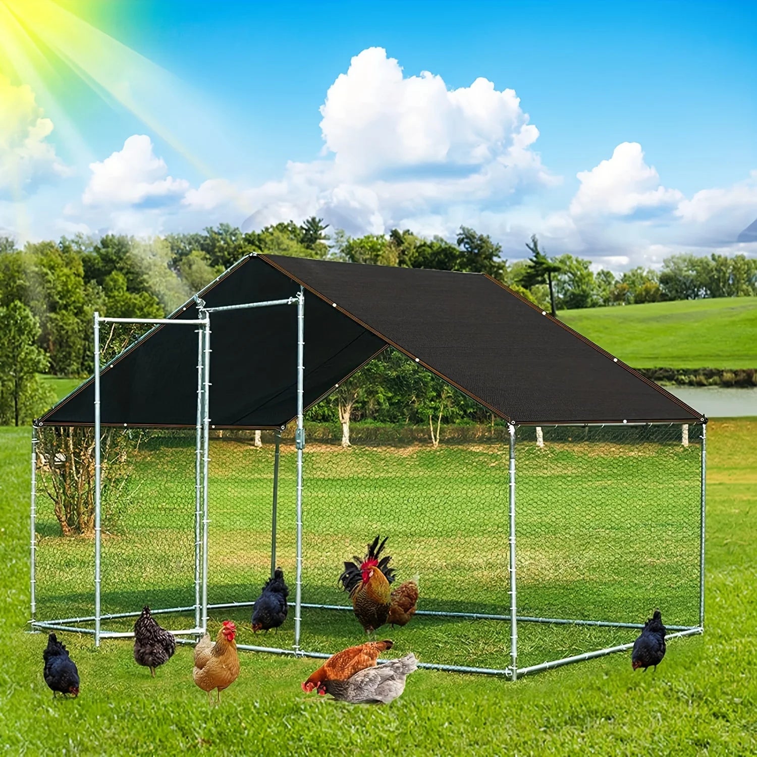 Black Shade Cloth Sunblock Mesh Cover Taped Edge With Grommets, Sun Net For Pergola, Plants Greenhouse, Gardens, Patio, Canopy