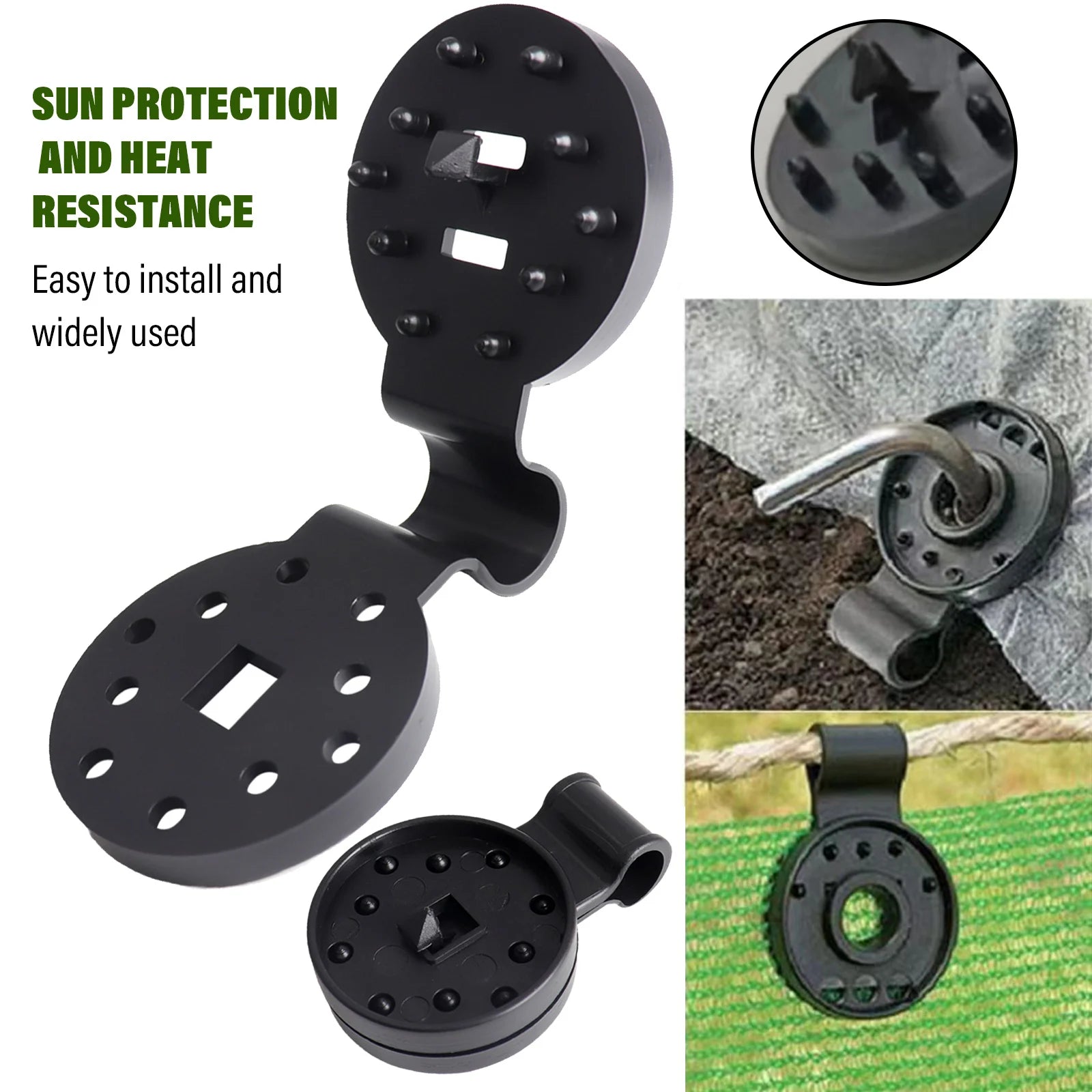 5-100pcs Awning Plastic Clips Outdoor Shade Cloth Net Clip Camping Garden Tool Garden Buildings Fence Net Fix Clamp Awning Hook